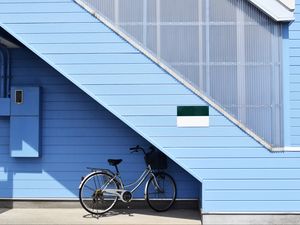 Preview wallpaper bicycle, building, architecture