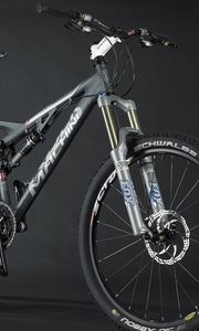 Preview wallpaper bicycle, gray, metal, sports