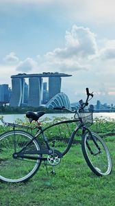 Preview wallpaper bicycle, landscape, city