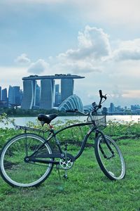 Preview wallpaper bicycle, landscape, city