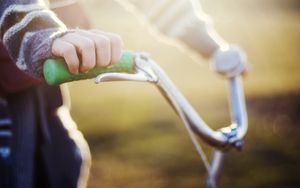 Preview wallpaper bicycle, macro, bokeh