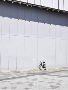 Preview wallpaper bicycle, minimalism, parking