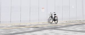 Preview wallpaper bicycle, minimalism, parking