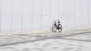 Preview wallpaper bicycle, minimalism, parking