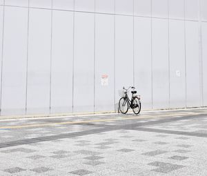 Preview wallpaper bicycle, minimalism, parking