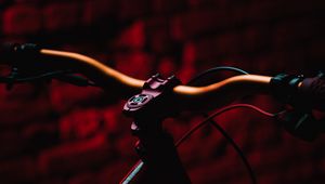 Preview wallpaper bicycle, mtb, dark, red