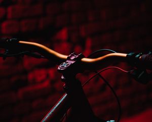 Preview wallpaper bicycle, mtb, dark, red