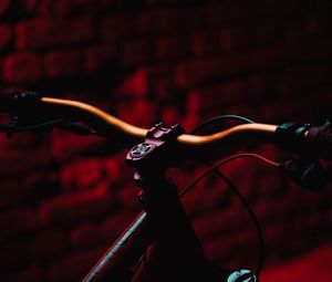 Preview wallpaper bicycle, mtb, dark, red