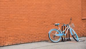 Preview wallpaper bicycle, parking, wall