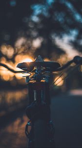 Preview wallpaper bicycle, seat, evening