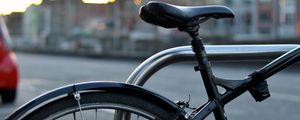 Preview wallpaper bicycle, seat, wheel, blurred