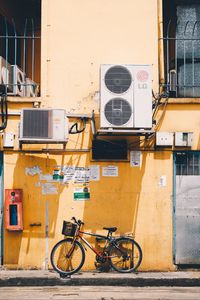 Preview wallpaper bicycle, street, building