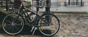 Preview wallpaper bicycle, street, city, facade