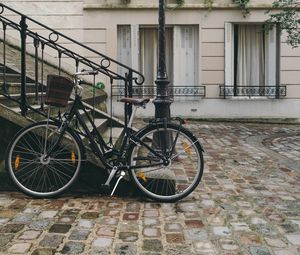 Preview wallpaper bicycle, street, city, facade