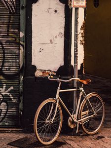 Preview wallpaper bicycle, street, walls