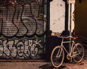Preview wallpaper bicycle, street, walls