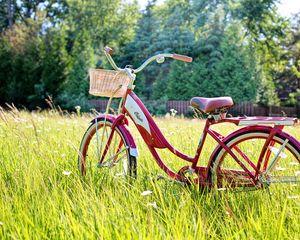 Preview wallpaper bicycle, summer, vintage, sunlight