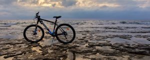 Preview wallpaper bicycle, water, sky, reflection
