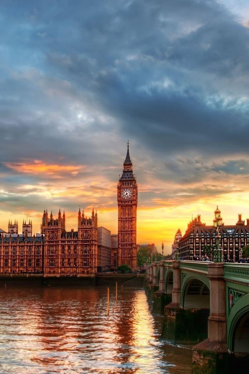 Download wallpaper 800x1200 big ben, thames, city, palace of westminster,  london, river, hdr iphone 4s/4 for parallax hd background