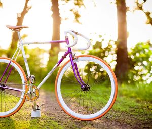 Preview wallpaper bike, summer, spring, sun, mood