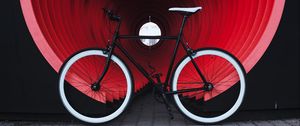 Preview wallpaper bike, transport, pipe, street