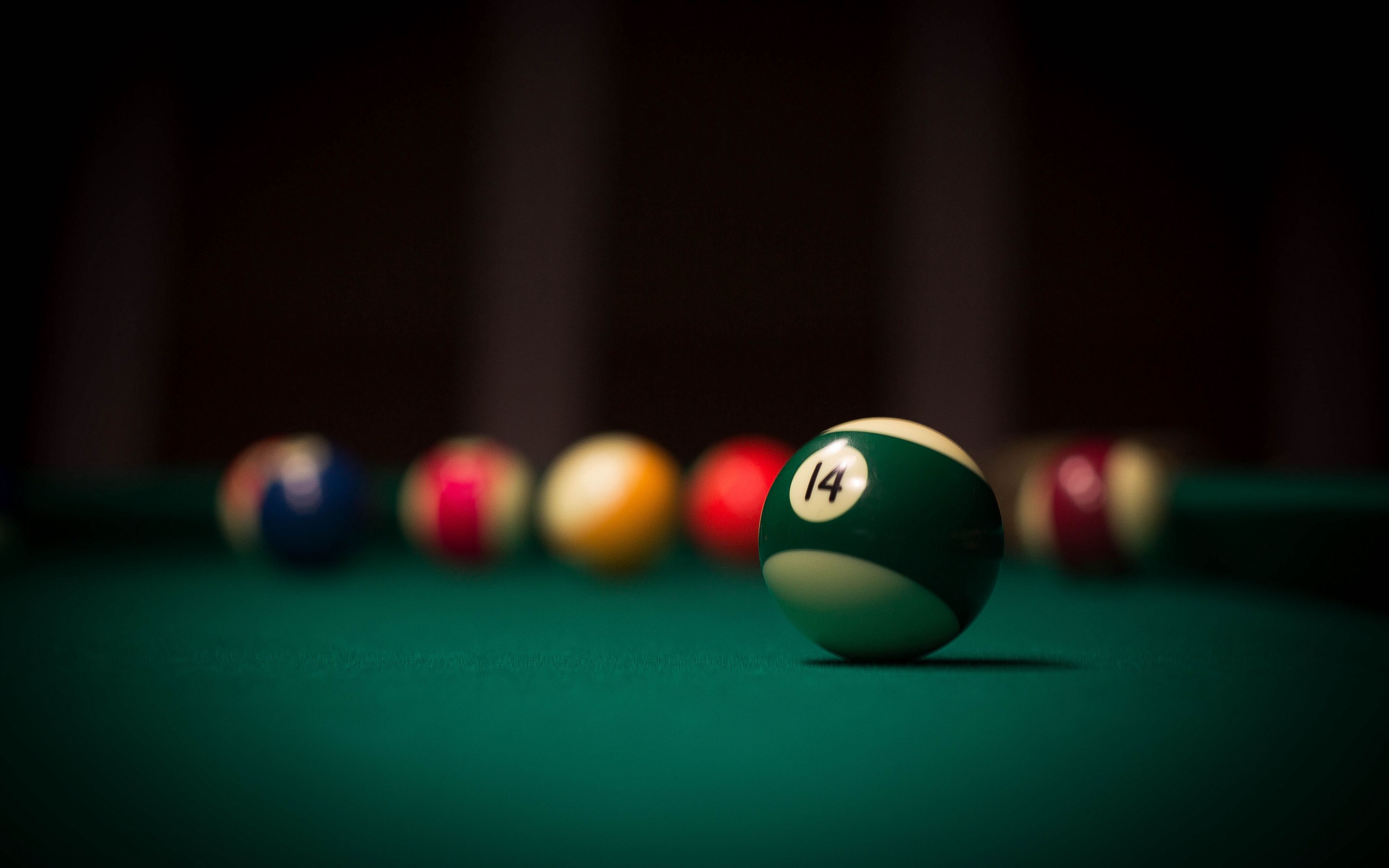 Download wallpaper 3840x2400 billiards, ball, cue 4k ultra hd 16:10 hd ...