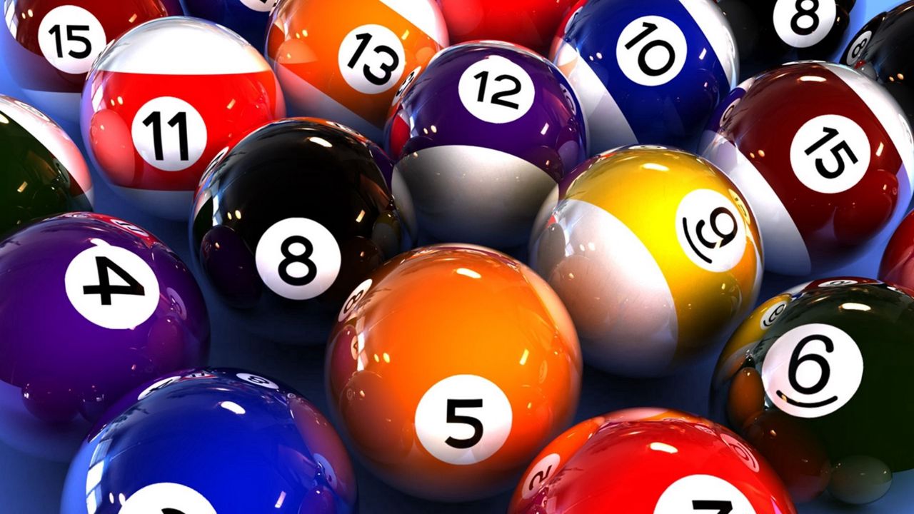 Wallpaper billiards, ball, number