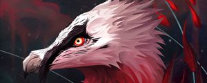 Preview wallpaper bird, fish, art, fantasy