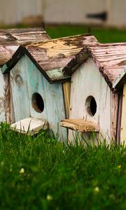 Preview wallpaper bird houses, birds, houses