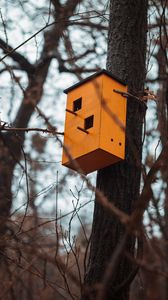 Preview wallpaper birdhouse, wood, brown