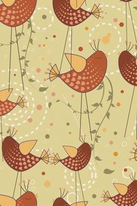 Preview wallpaper birds, ropes, drawing, surface