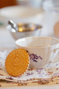 Preview wallpaper biscuits, tea, cup