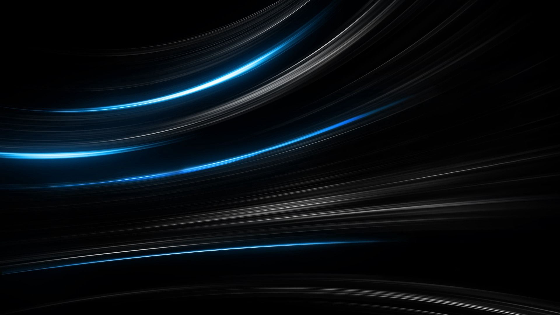 Download wallpaper 1920x1080 black, blue, abstract, stripes hd background