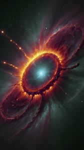 Preview wallpaper black hole, disk, plasma, space