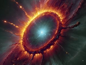 Preview wallpaper black hole, disk, plasma, space