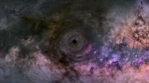 Preview wallpaper black hole, space, nebula, stars