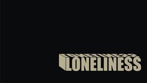 Preview wallpaper black, solitude, loneliness, sign