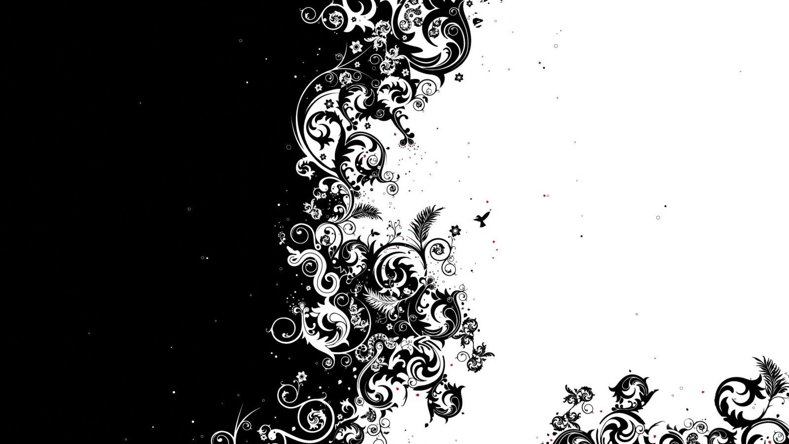 Download wallpaper 1600x900 black white, patterns, lines, light widescreen  16:9 hd background