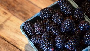 Preview wallpaper blackberries, berries, food