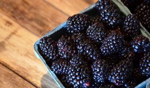 Preview wallpaper blackberries, berries, food