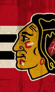 Preview wallpaper blackhawks, chicago blackhawks, logo