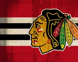 Preview wallpaper blackhawks, chicago blackhawks, logo