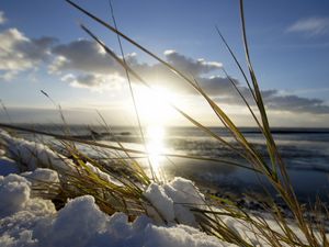 Preview wallpaper blade, light, snow, sun, spring