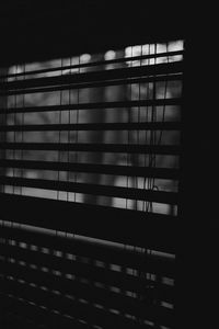 Preview wallpaper blinds, window, stripes, bw, dark