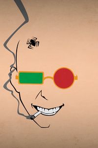 Preview wallpaper blo0p, minimalism, transmetropolitan, spider jerusalem