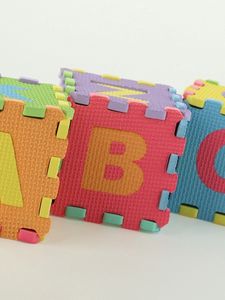 Preview wallpaper blocks, letters, colorful, cognition, development