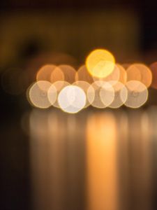 Preview wallpaper blocs, circles, light, blur