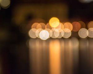 Preview wallpaper blocs, circles, light, blur