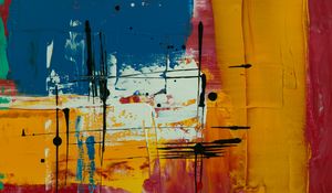 Preview wallpaper blots, paint, canvas, modern, abstraction