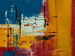 Preview wallpaper blots, paint, canvas, modern, abstraction